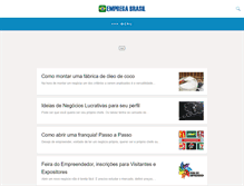Tablet Screenshot of empregabrasil.com.br